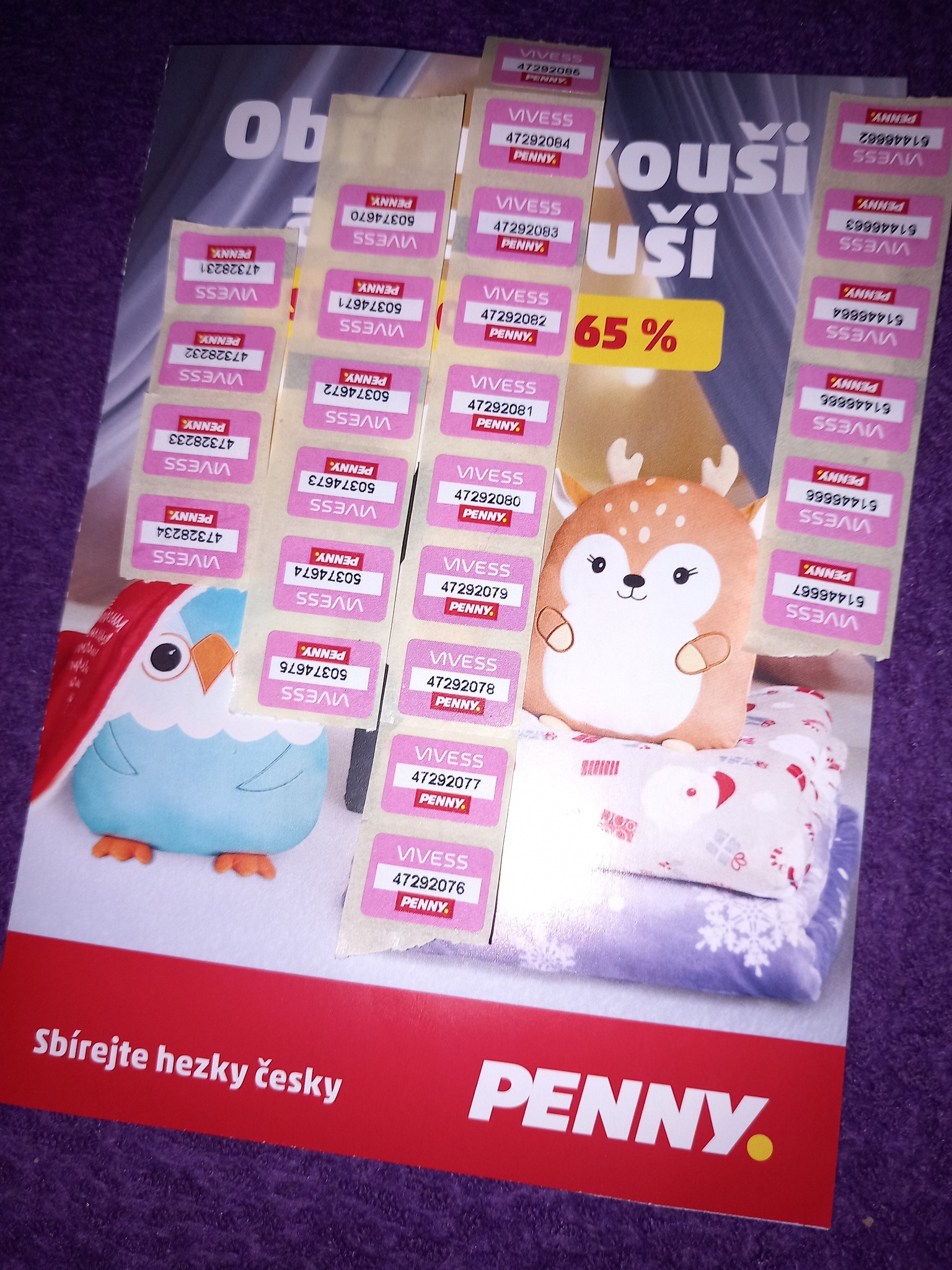 Dobrý den,chci se zeptat jestli tyto body patří k těmto plysakum a ...