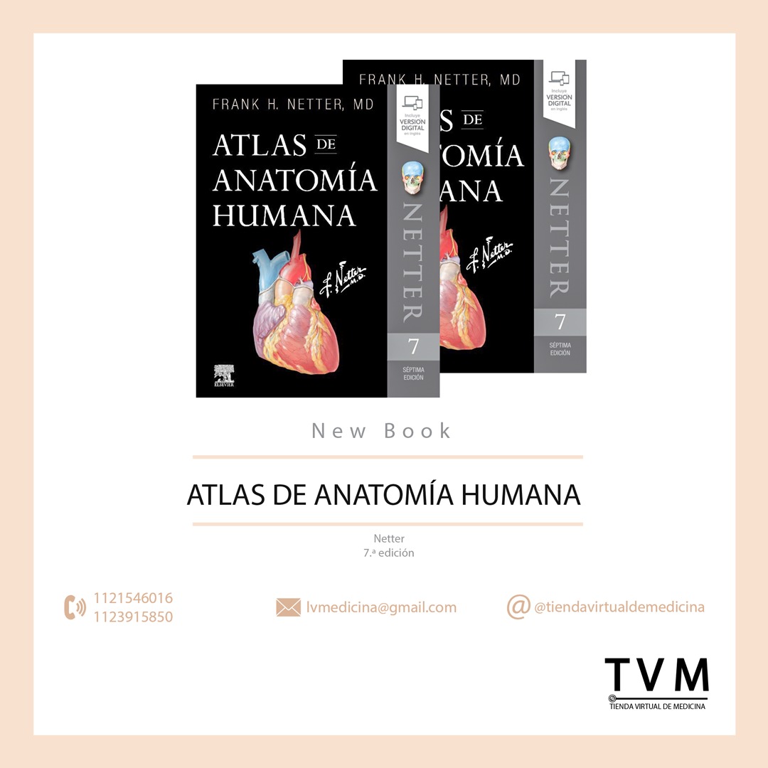 Tienda virtual de medicina - 💉 ATLAS DE ANATOMÍA HUMANA F. NETTER ( 7º ...