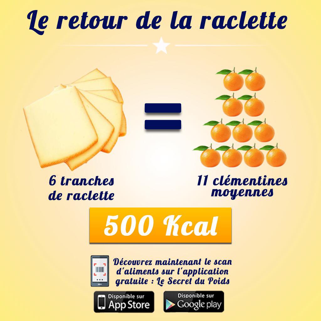1 Tranche Fromage Raclette Calorie