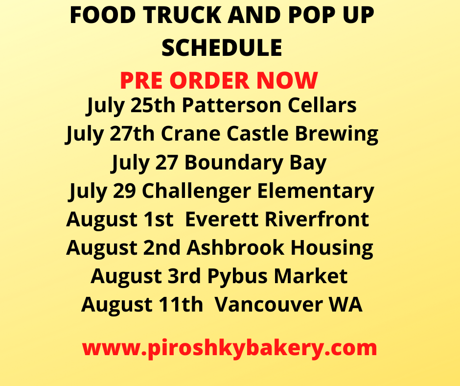 Updated Food Truck and Pop-up... - Piroshky Piroshky Bakery | Facebook