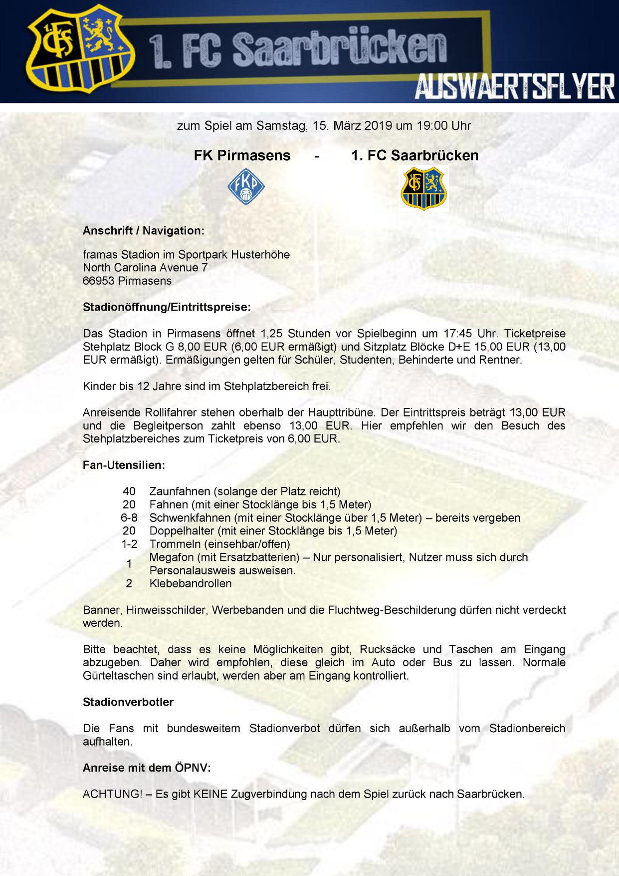 1 Fc Saarbrucken Fanbetreuung Posts Facebook