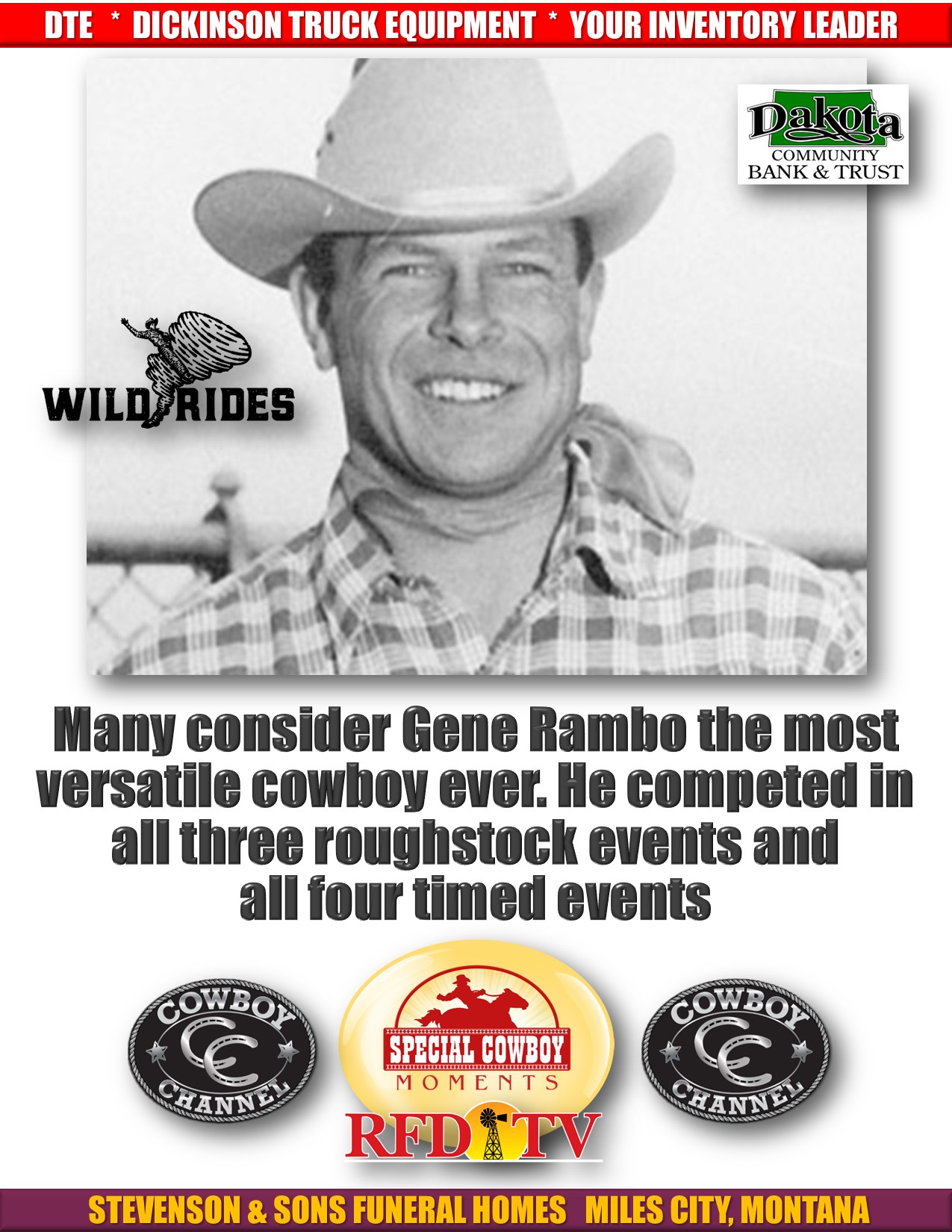 Wild Rides TV - Many consider Gene Rambo the most... | Facebook