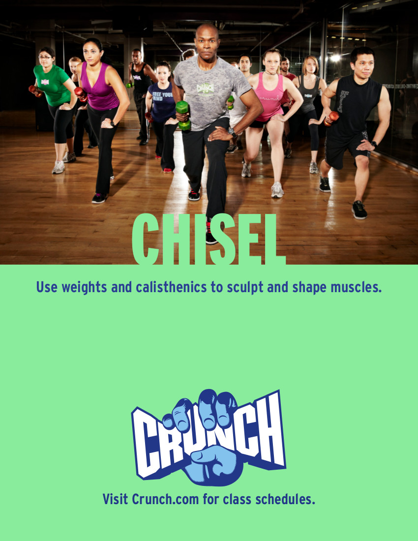 Crunch Fitness - Thursdays GX line-up! 8:30a Belly, Butts...