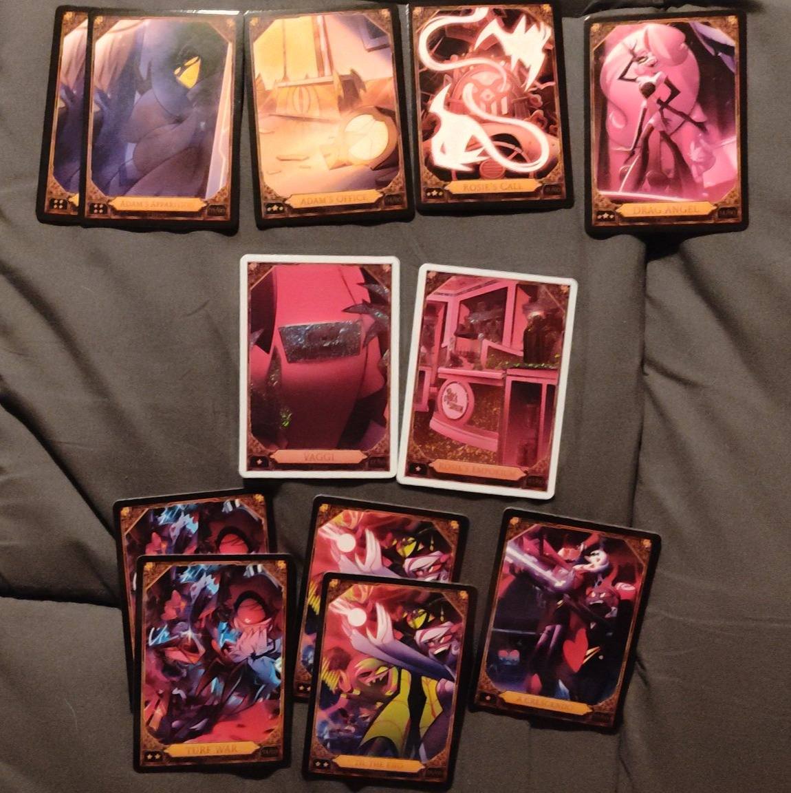 Hazbin Hotel season 1 trading cards and promos for trade