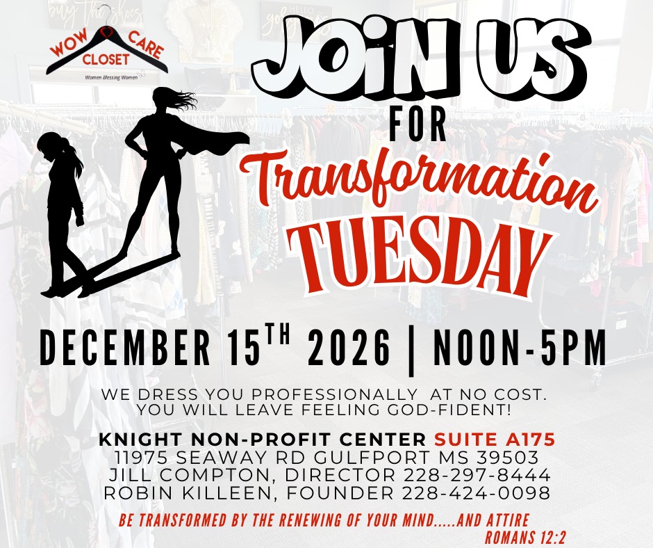 December Transformation Tuesday - WOW Care Closet