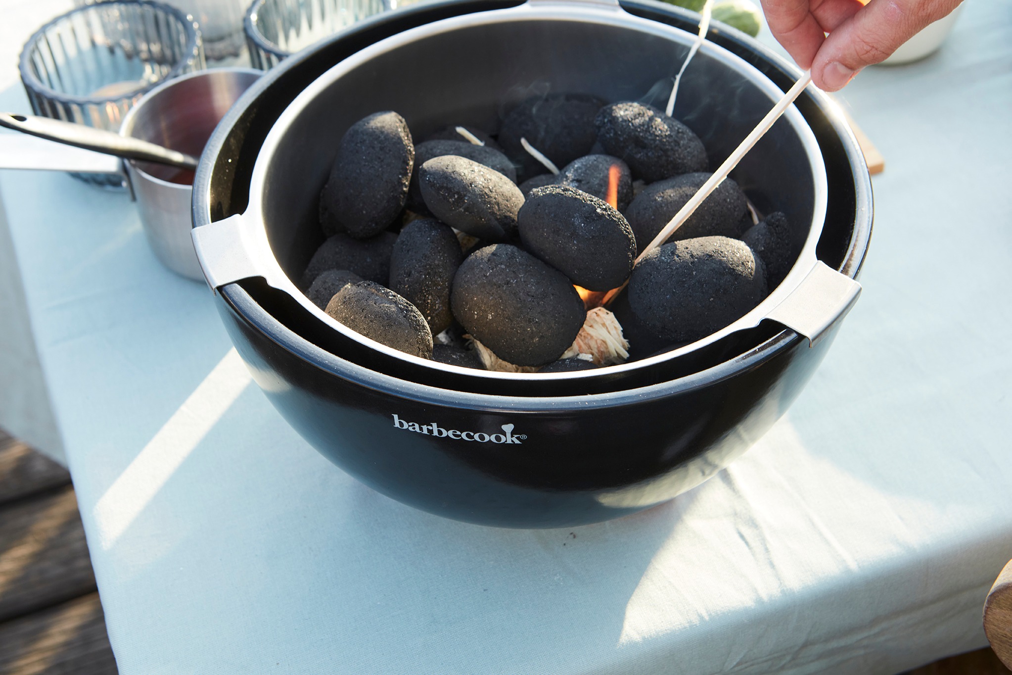 Barbecook France - Les briquettes de coco de Barbecook sont idéales ...
