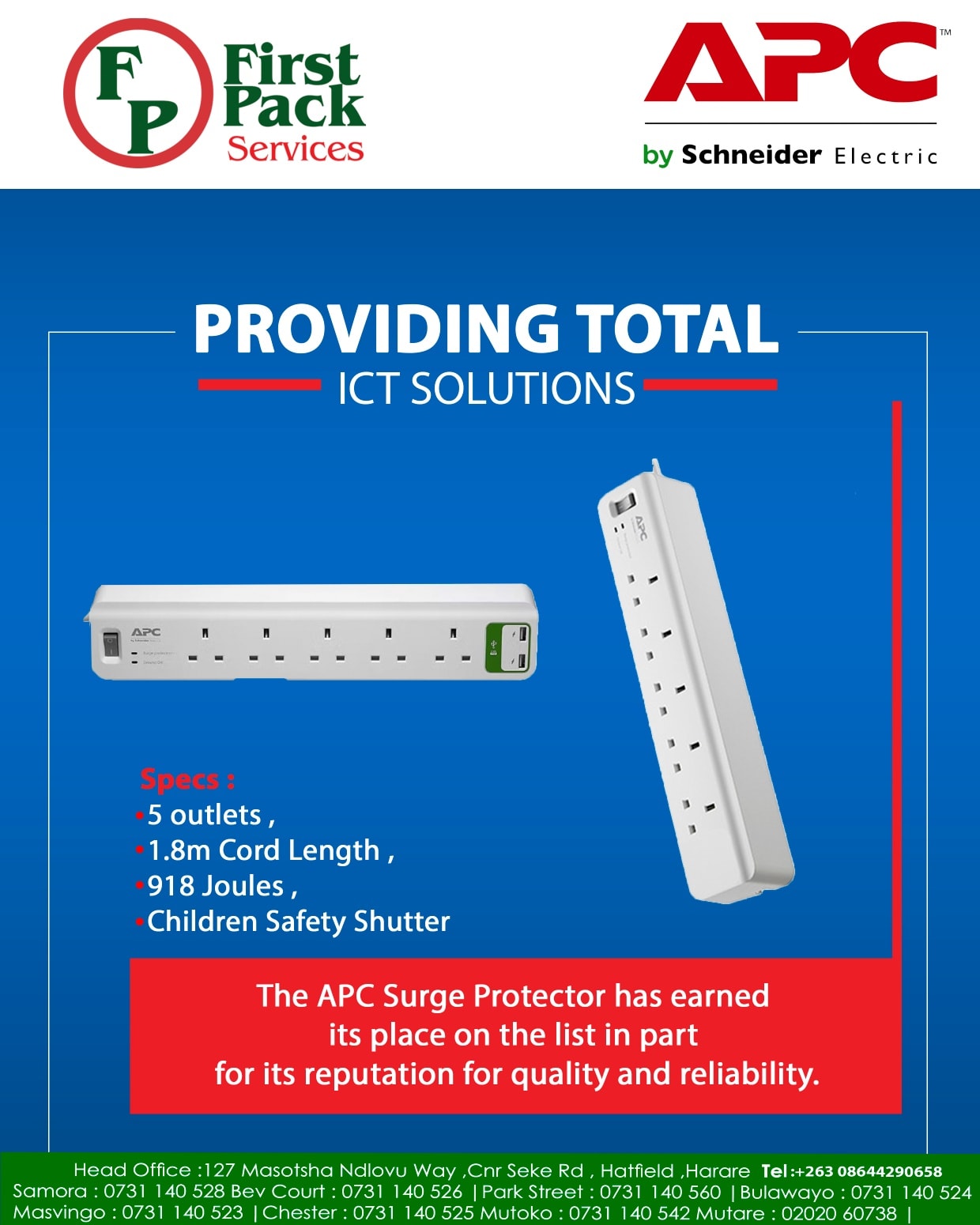Protect equipment against power... - First Pack Services | Facebook