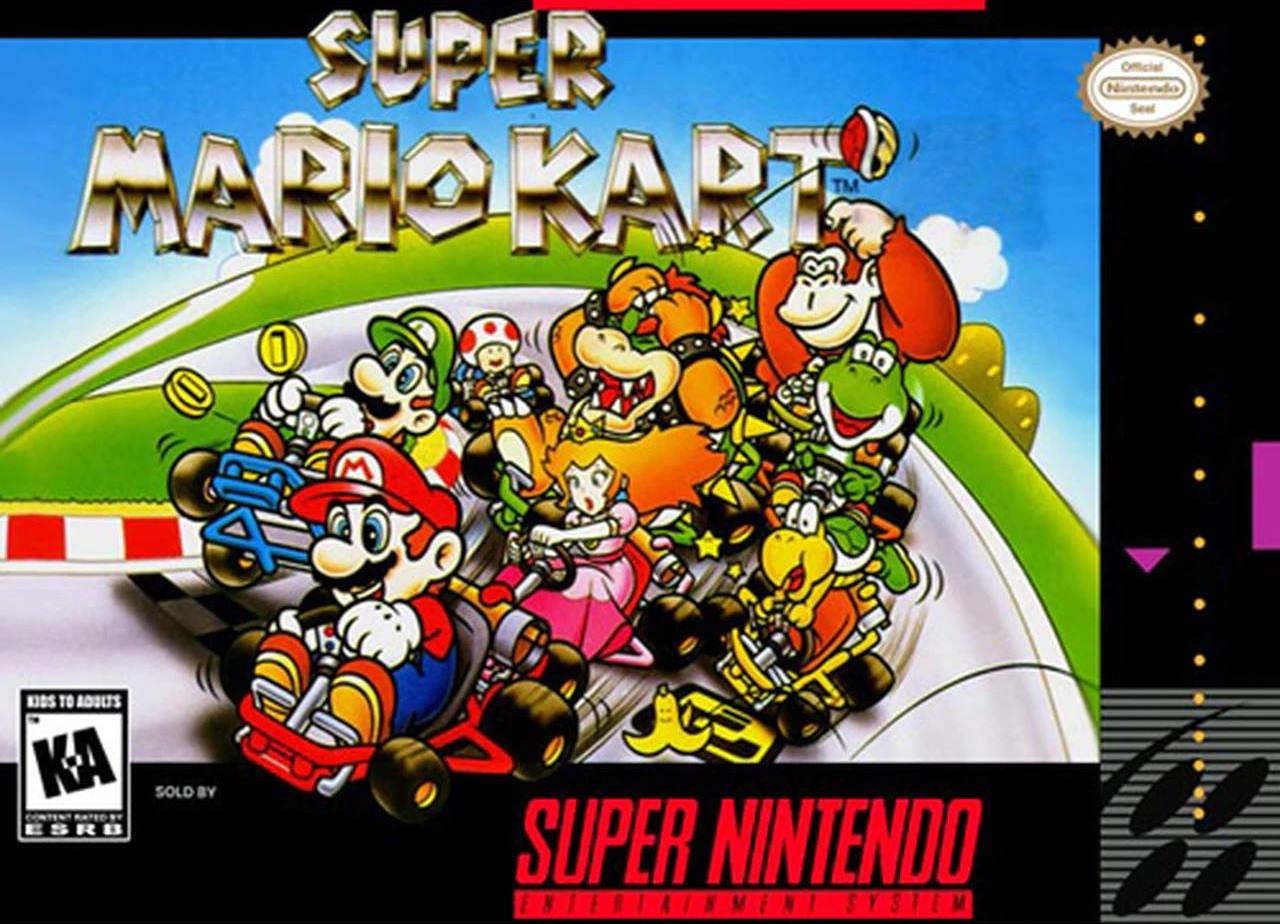 Super #MarioKart Carddass (1993).🏎️