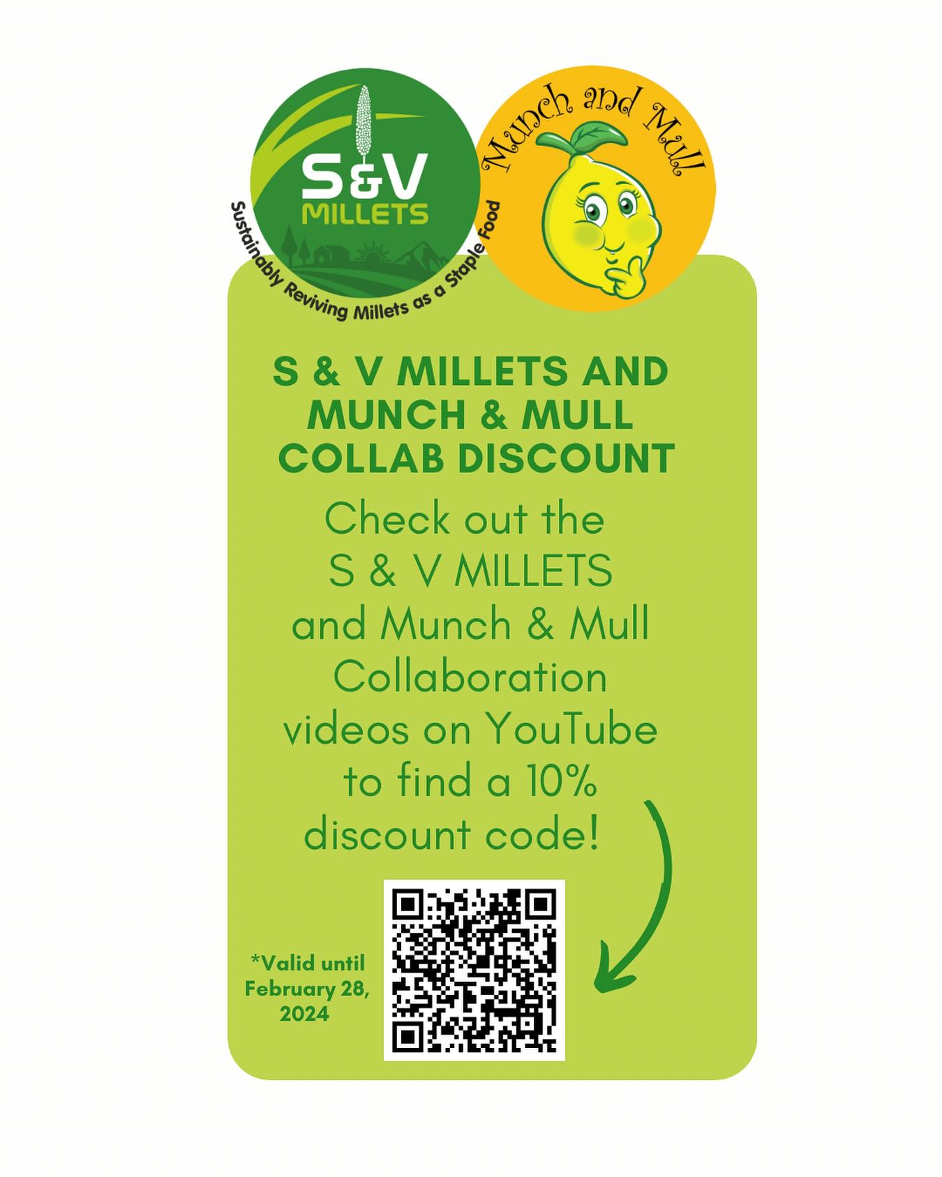 S & V MILLETS - 🌾 Exciting News Alert! 🌾 Don’t miss out on...