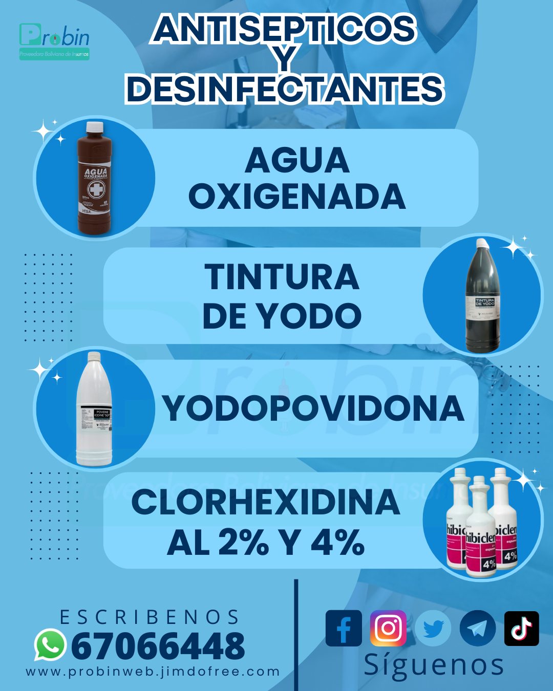 Probin Bolivia - 🩺 ¡CONFÍA EN LA SEGURIDAD! 🛡️ 🧼... | Facebook