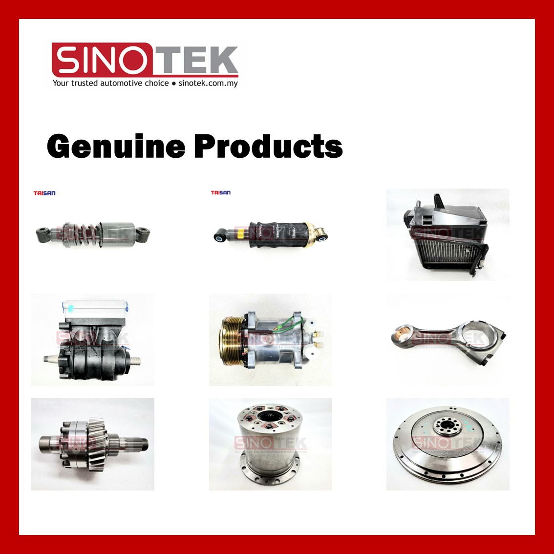 Sinotek Autoparts Sdn Bhd | Kuala Lumpur