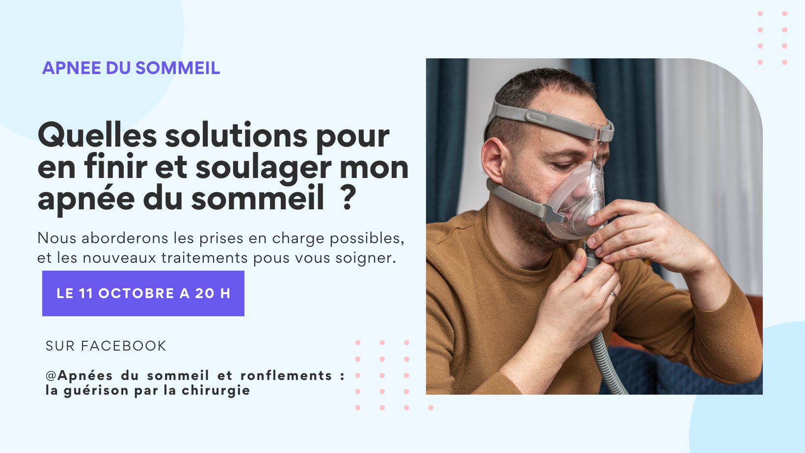 Apnées du sommeil et ronflements : la guérison par la chirurgie