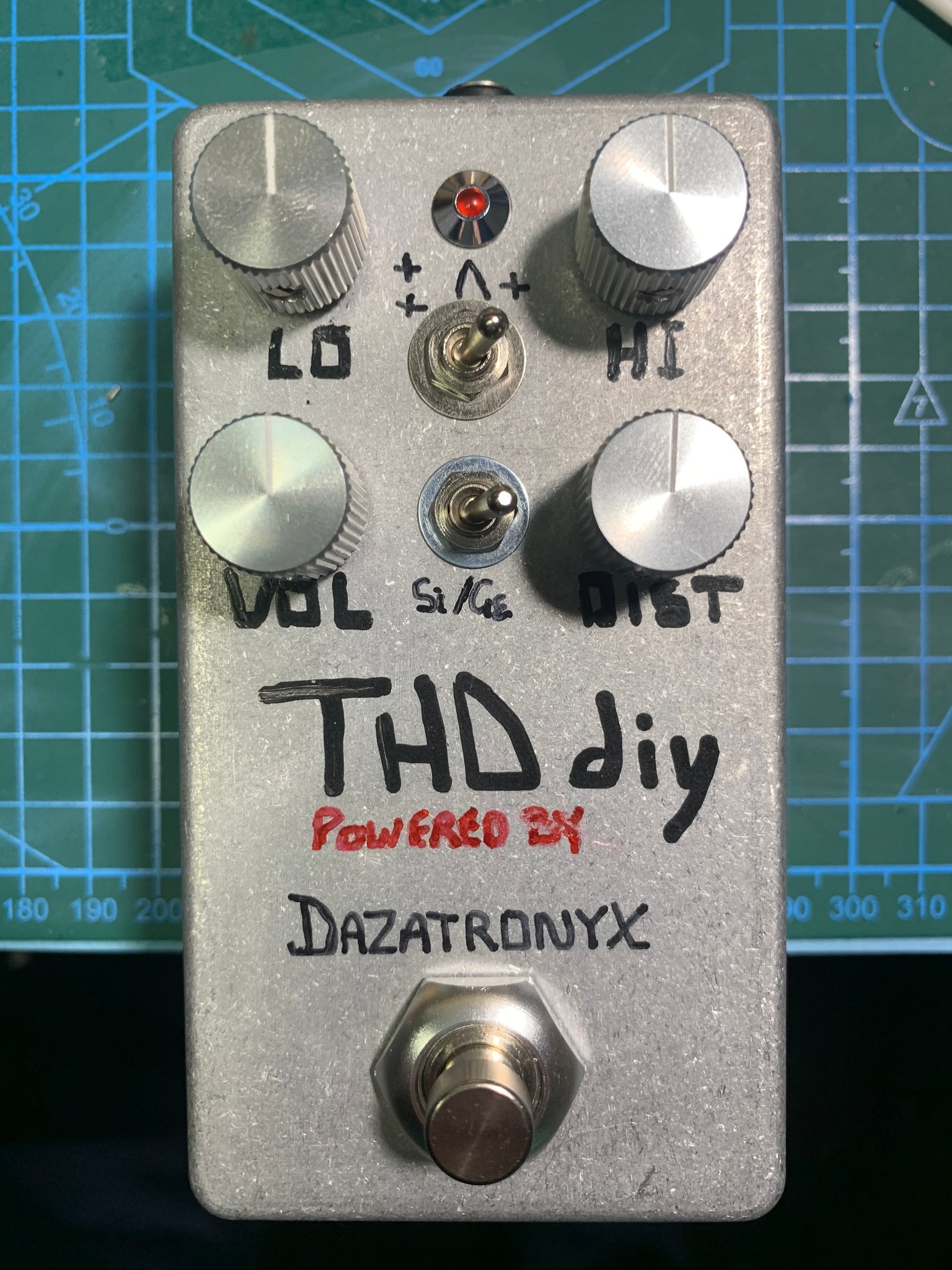 When the customer builds their own pedal!