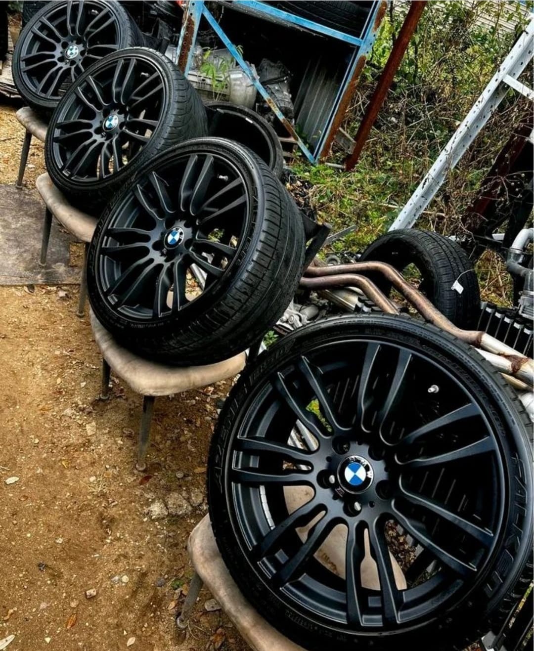 BMW F30 style 403m satin black wheels for sale