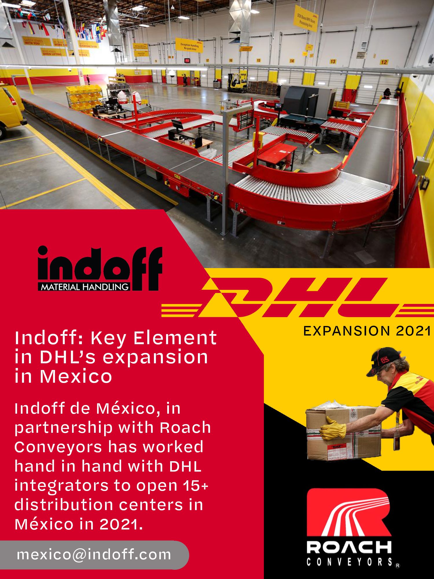La compañía de logística DHL Express... - Indoff de Mexico | Facebook