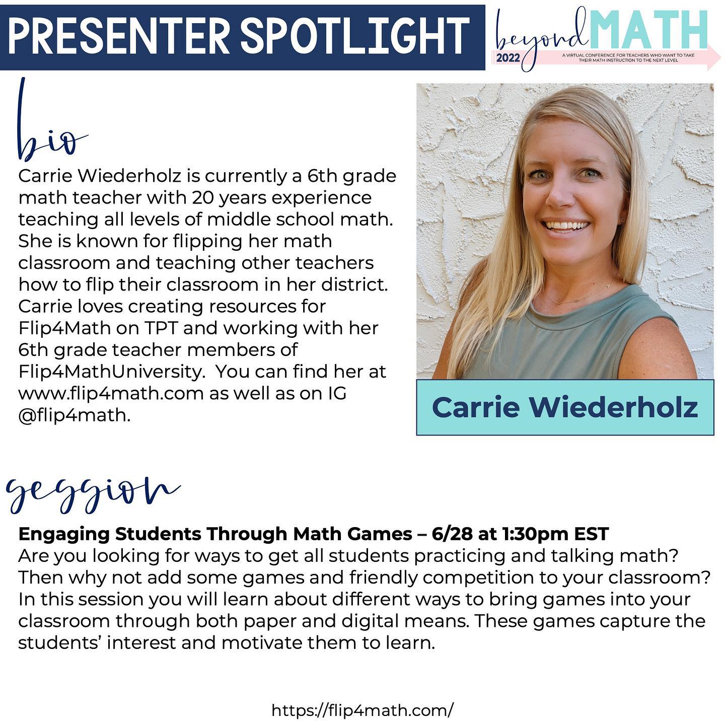 Flip 4 Math - Woohoo! So excited to present in the Beyond... | Facebook