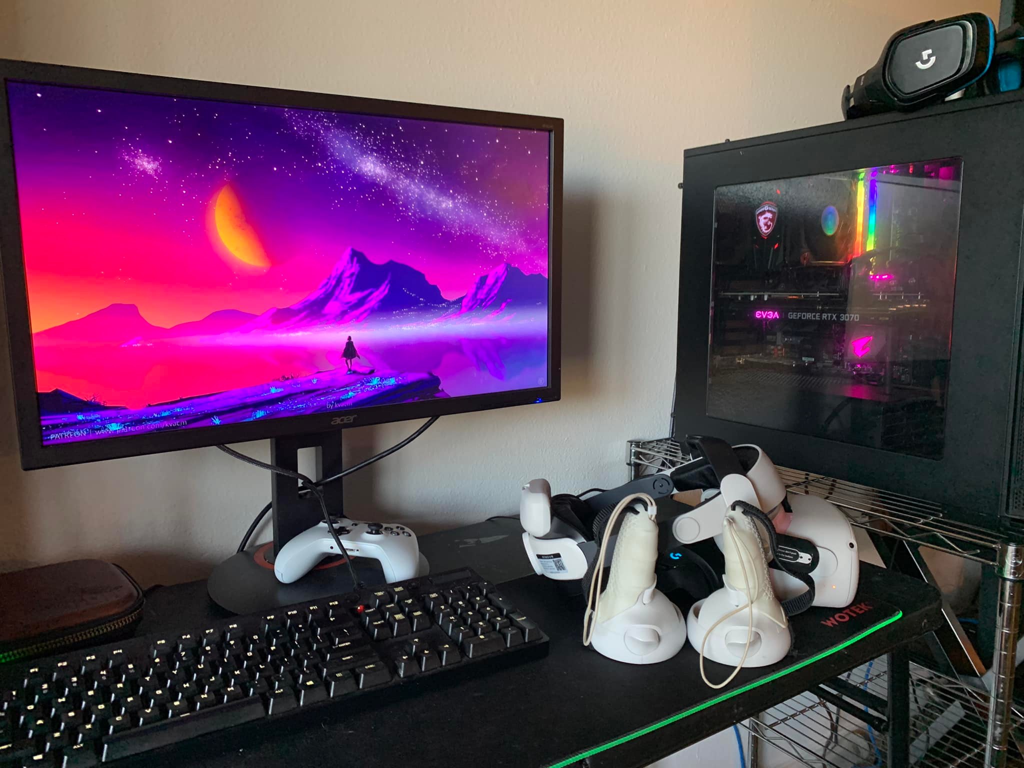 Nvidia RTX 3070 VR setup with Core i9 9900K