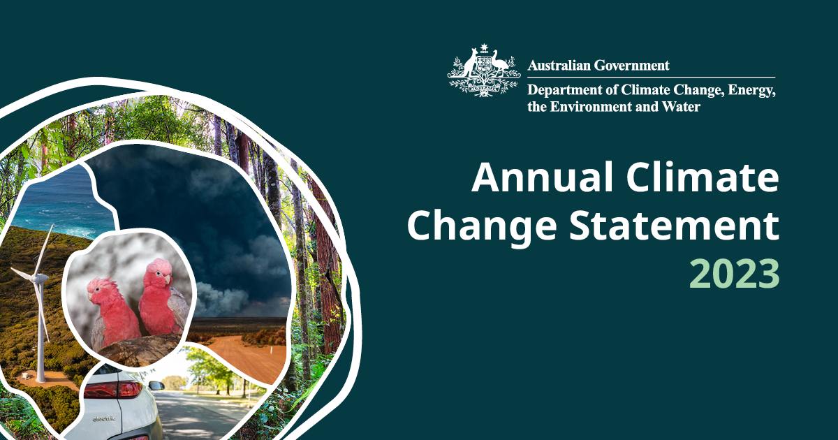 🌧️🌏🌞🌳 The Australian Government has released the second Annual Climate ...