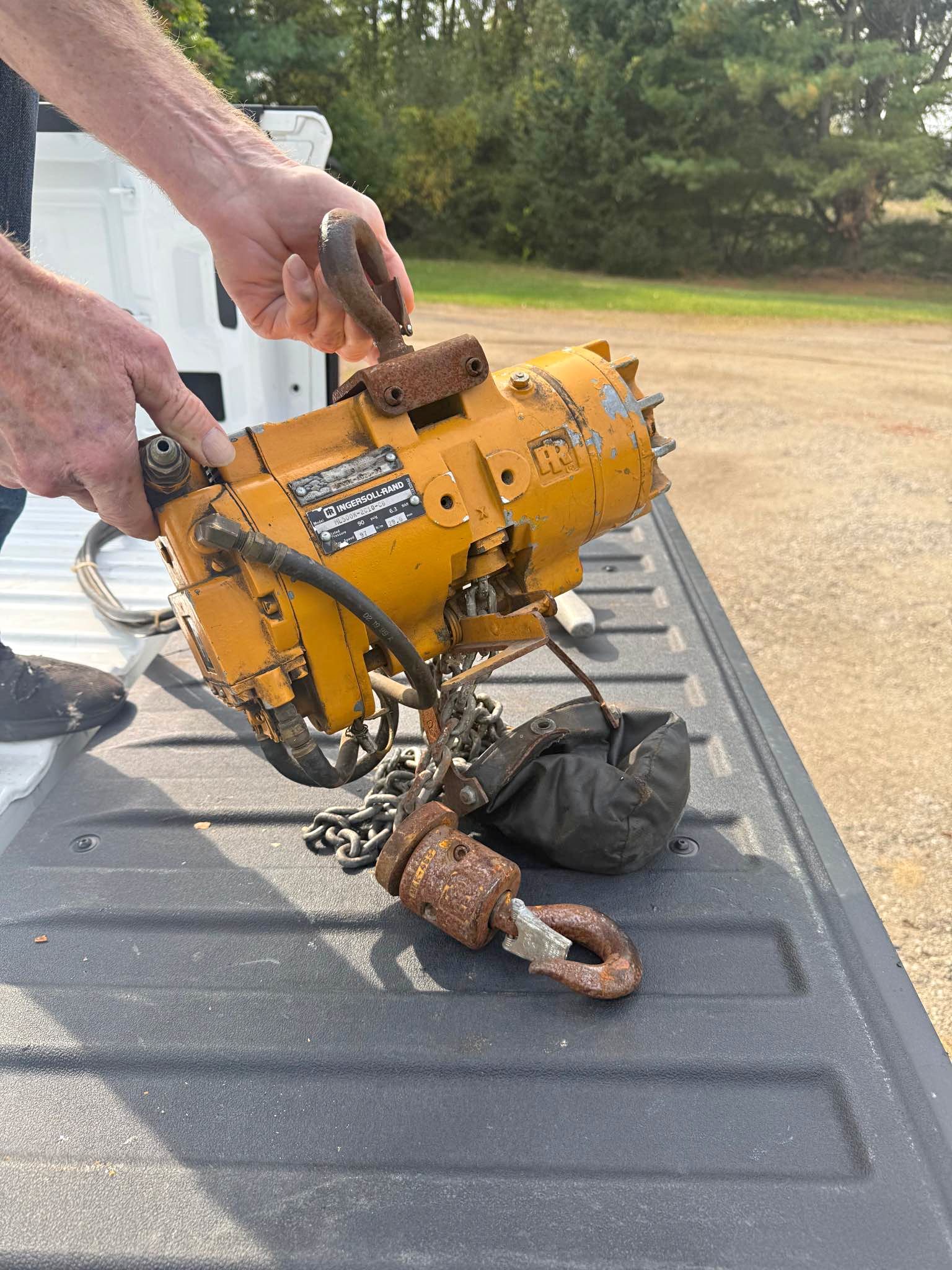 Chain Fall Ingersoll Rand - Air Compressors - Millington, Michigan ...