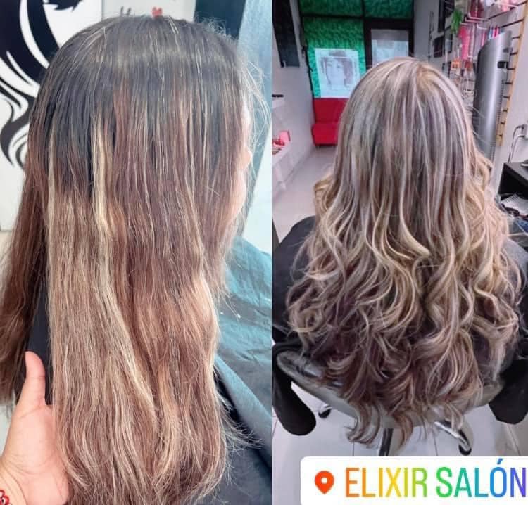 Elixir salón - Before-After 😱 Efecto de color 🍯... | Facebook