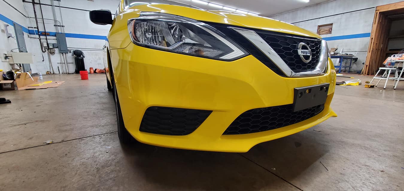 Nissan Sentra wrapped in Gloss... - Hyper Vinyl Graphics LLC