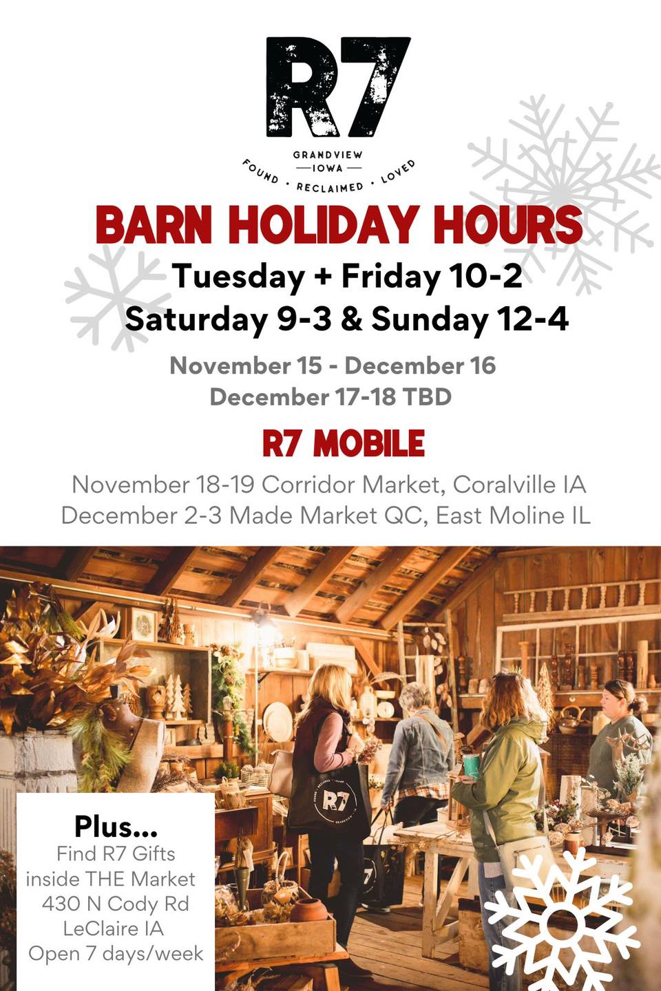 dress barn holiday hours R7 Reclaimed closed on Sunday 11/13 for rest Barn wedding dress
