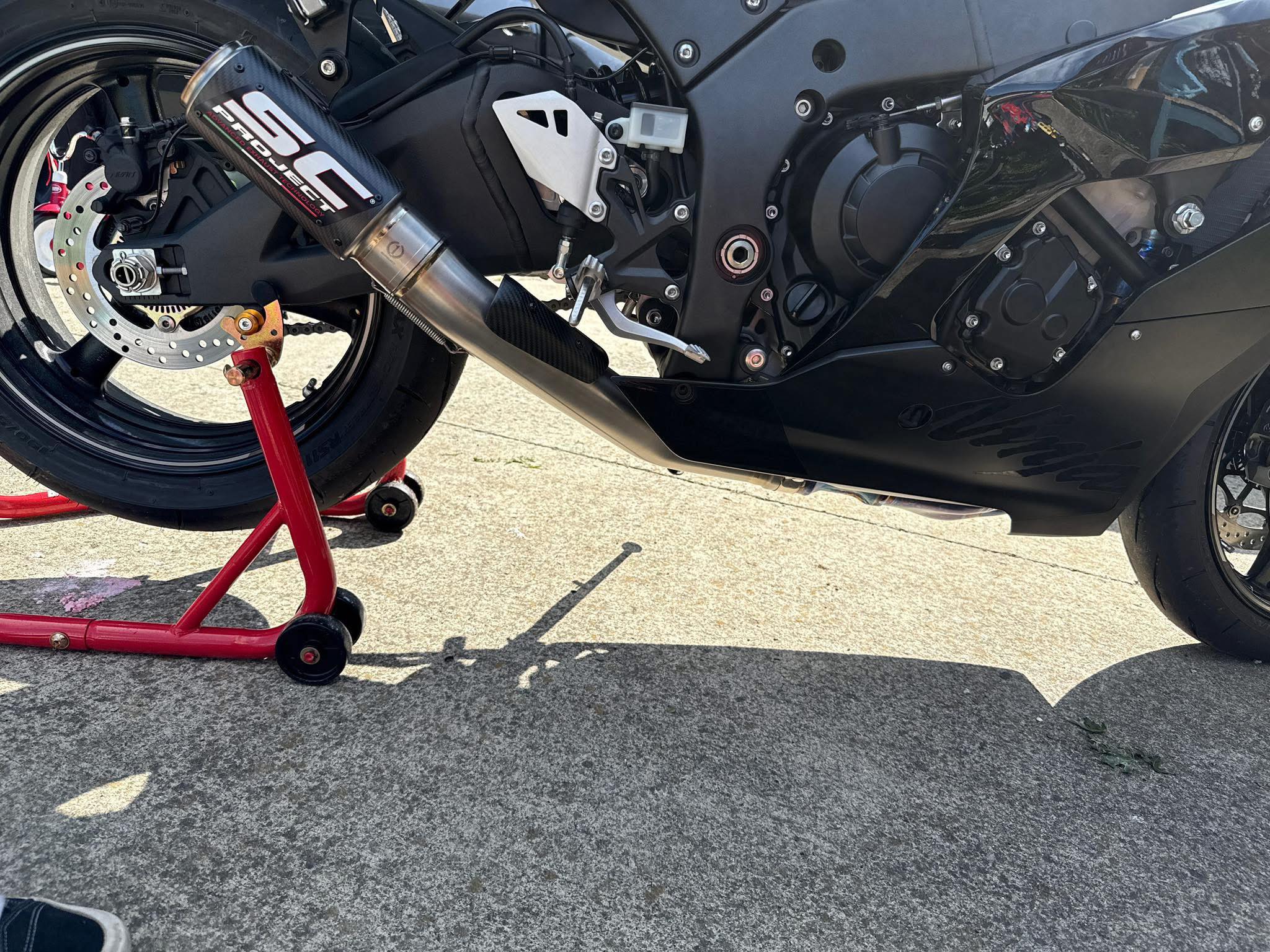 Used sc project crt exhaust for zx10r