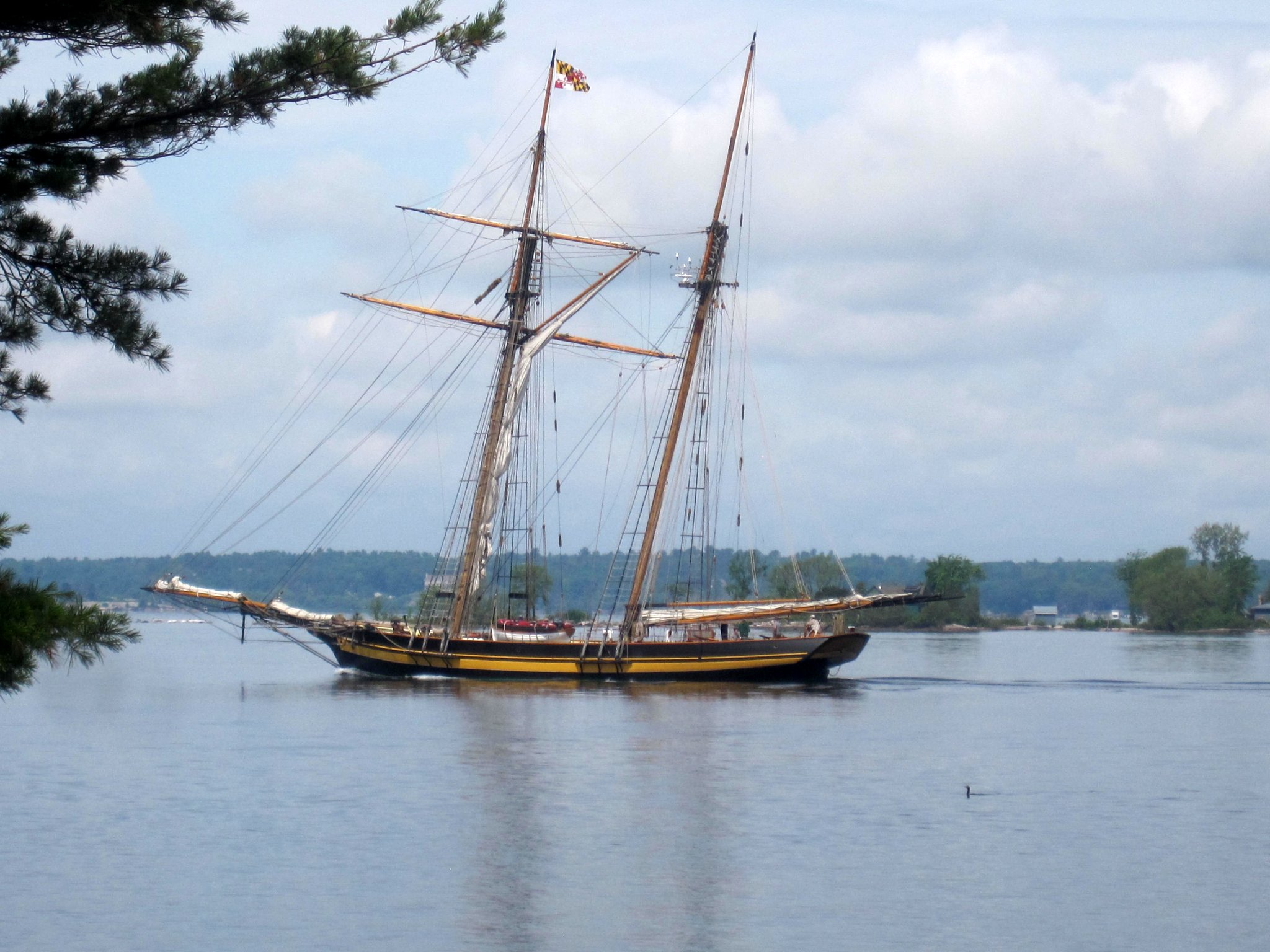 St Lawrence II ship passes Keweenaw Waterway