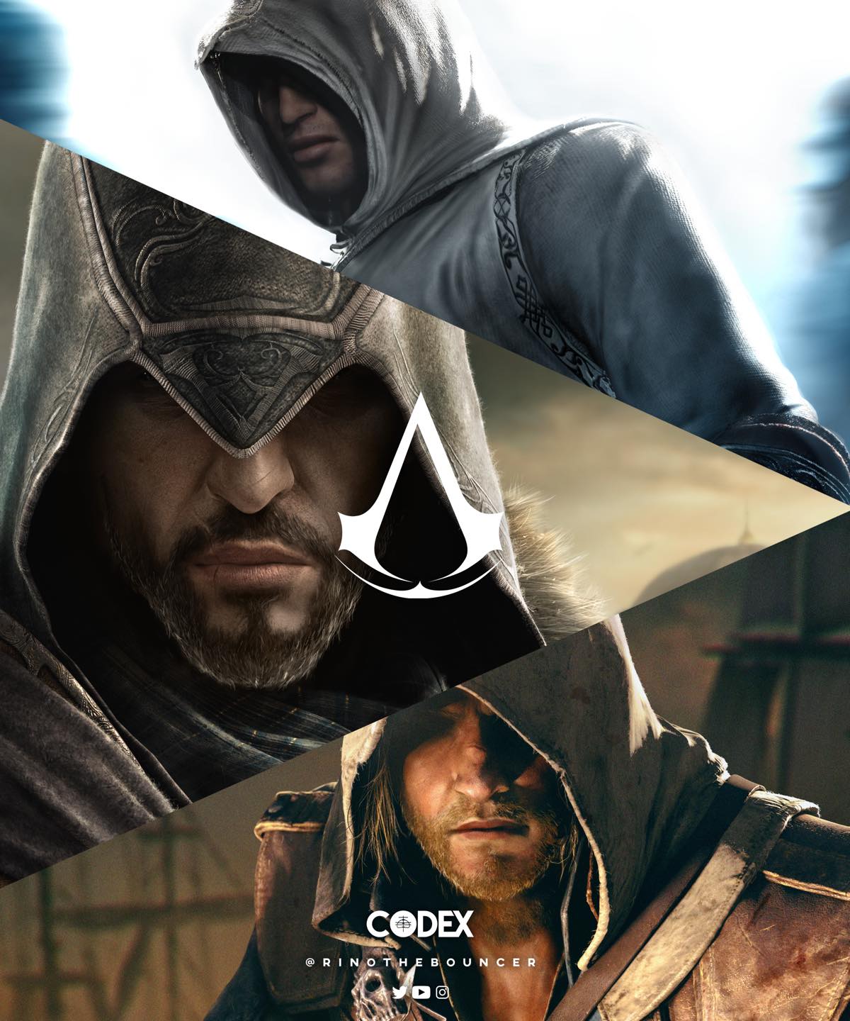 CODEX - Top 3 Assassins⚔️ Altaïr Ibn-La’Ahad Ezio... | Facebook