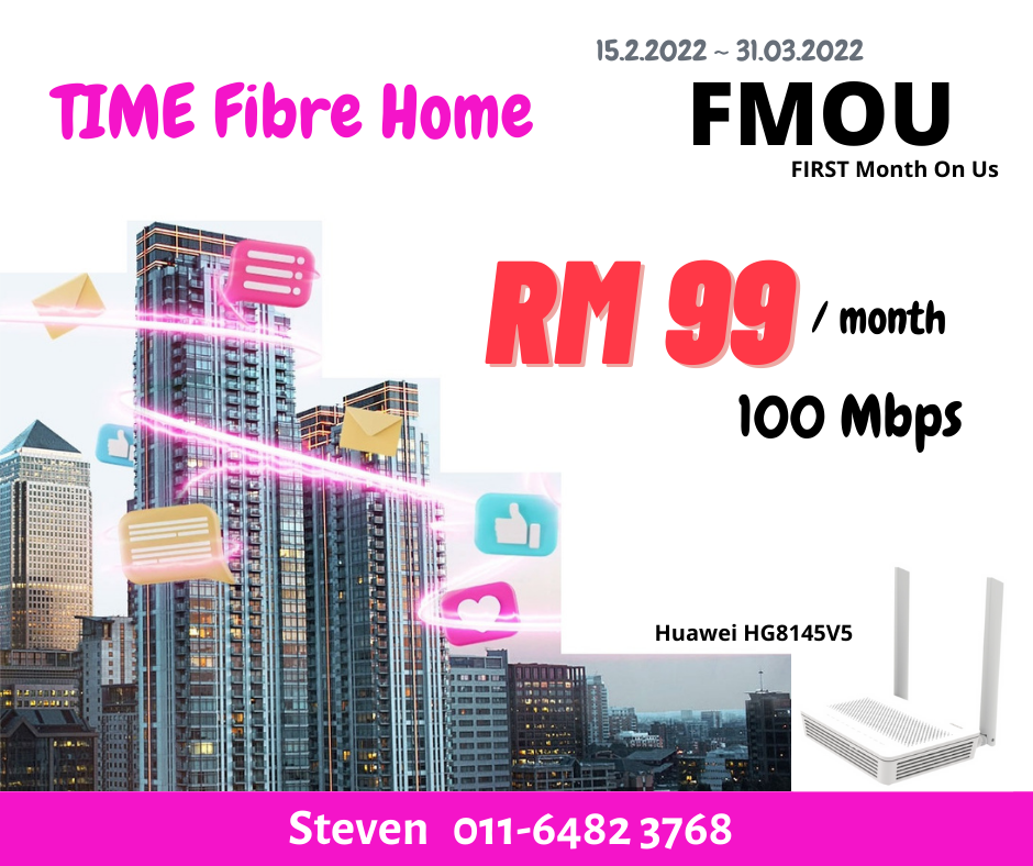 MY TIME Fibre Internet Authorised Distributor
