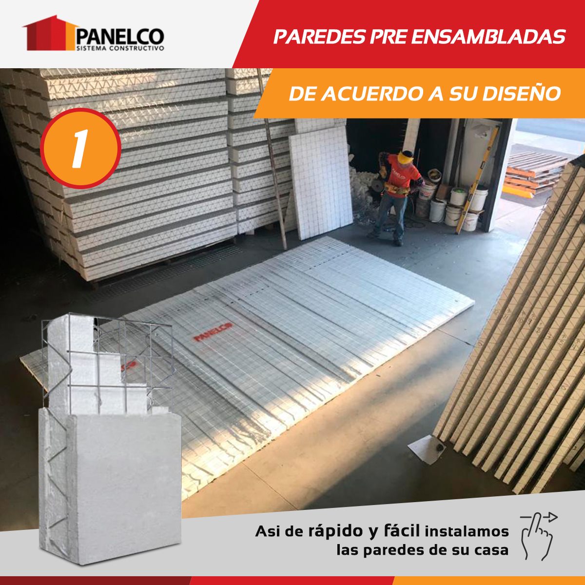 ¡Así de fácil y rápido... - Panelco Sistema Constructivo