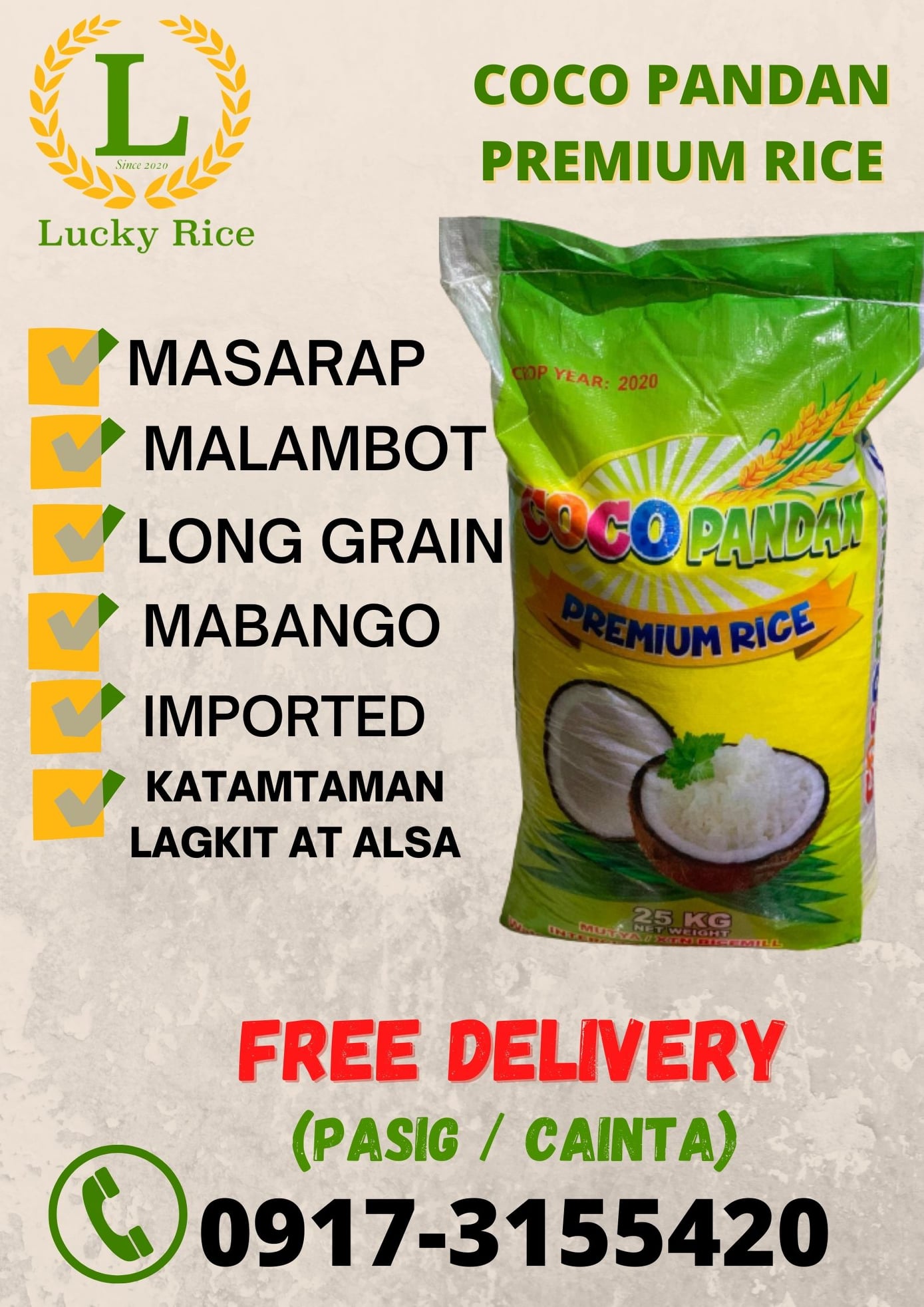 Lucky Rice Dealer | Pasig