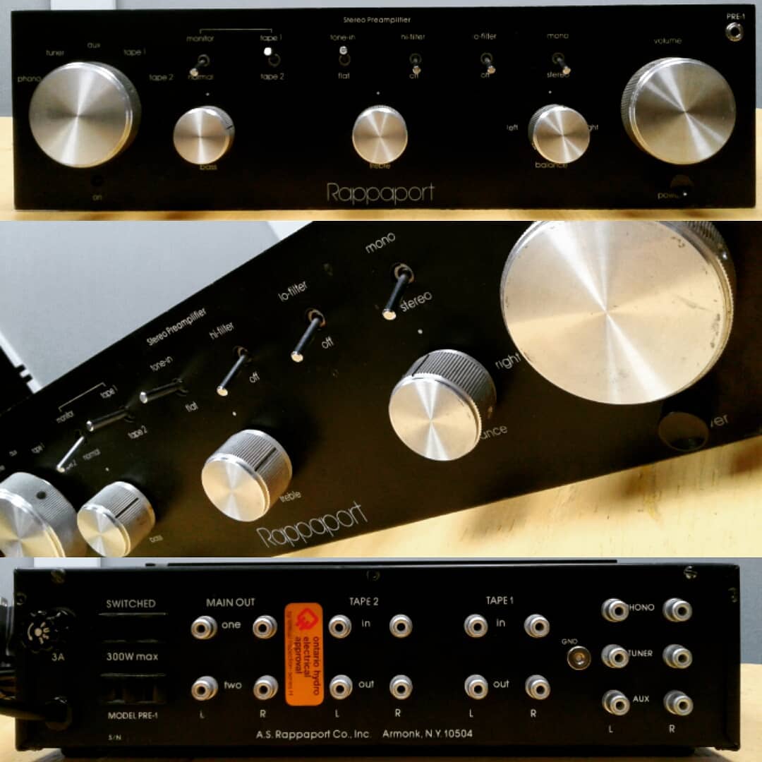 Record Collectors Paradise - RARE Pre Amp alert! . . . The Rappaport ...