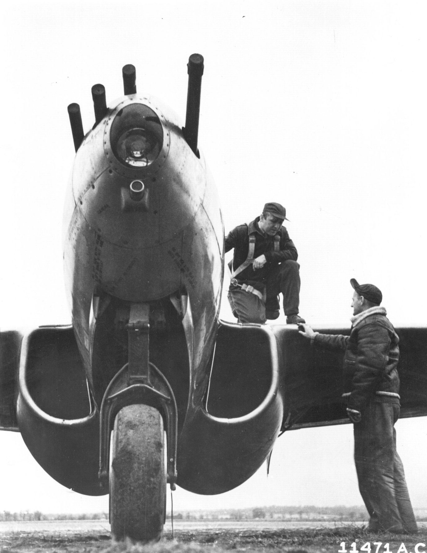 During World War II, the Bell P-59 Airacomet—America's very first