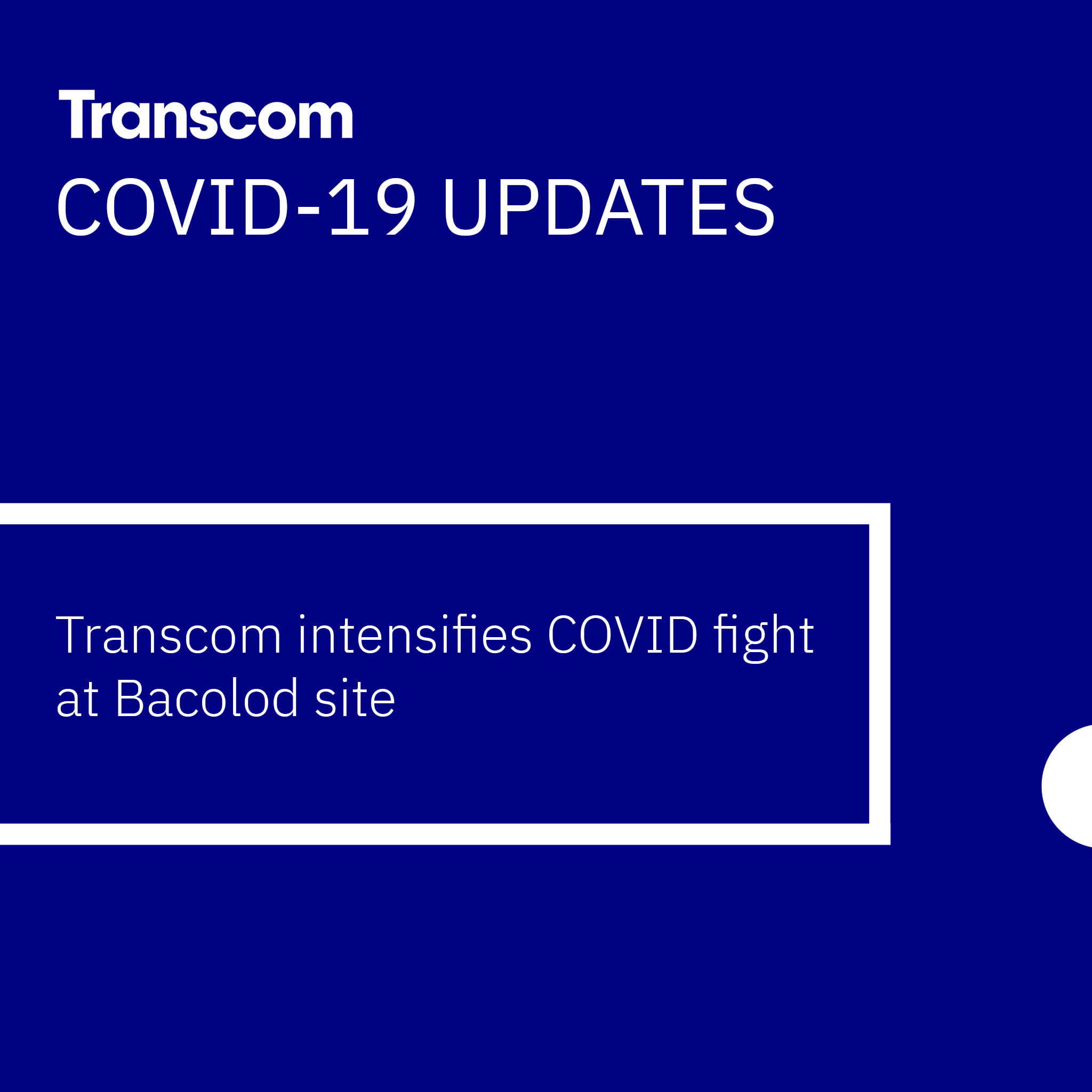 Transcom intensifies COVID fight at... - Transcom Asia PH | Facebook