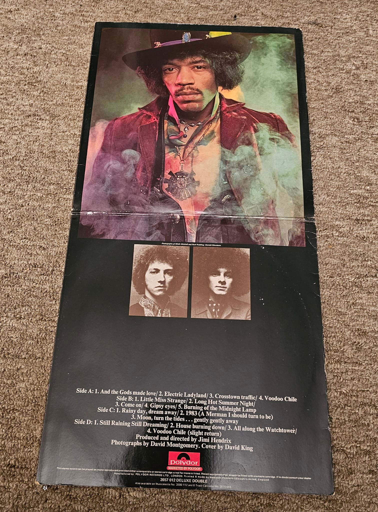 その他 Tonnr 2001 Expo East Cover Girl LE100 Rare 1973 Jimi Hendrix Electric Ladyland English Pressing Vinyl