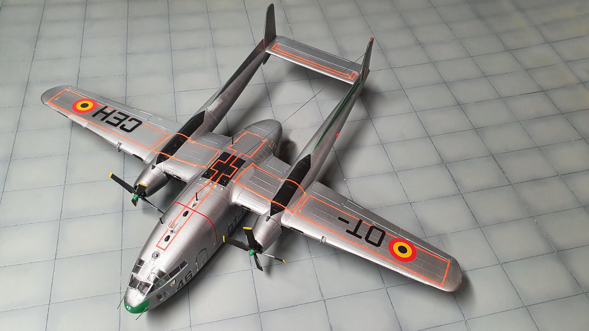 Fairchild C-119G Flying Boxcar model by Italeri