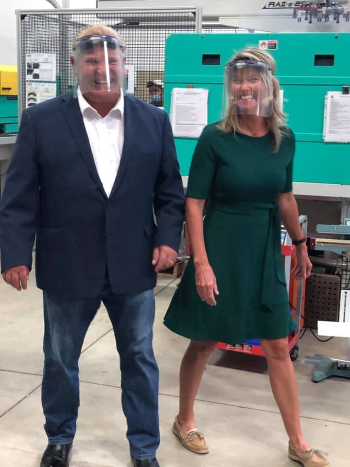 Jill Dunlop - Great to visit Molded Precision Components...