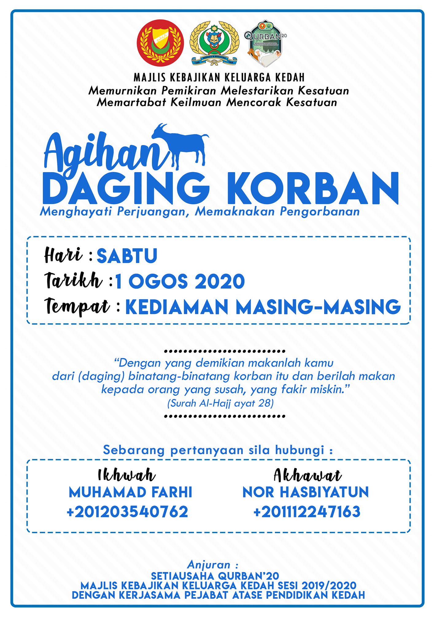 Keluarga Awang Osman Kedah Cara Pembahagian Daging Korban