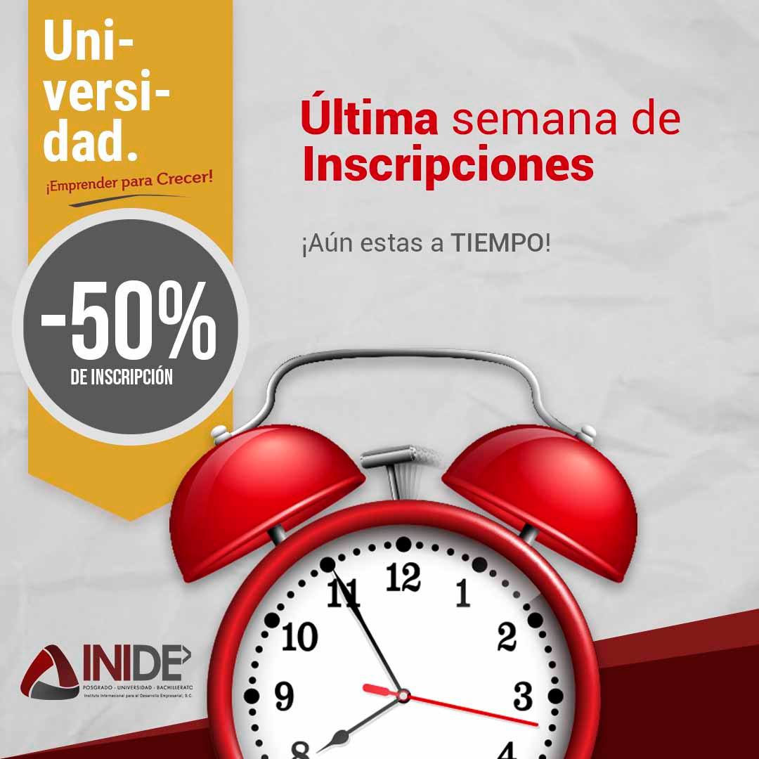 INIDE Campus Tecate - Aún estas a tiempo ⏰ de formar parte de # ...