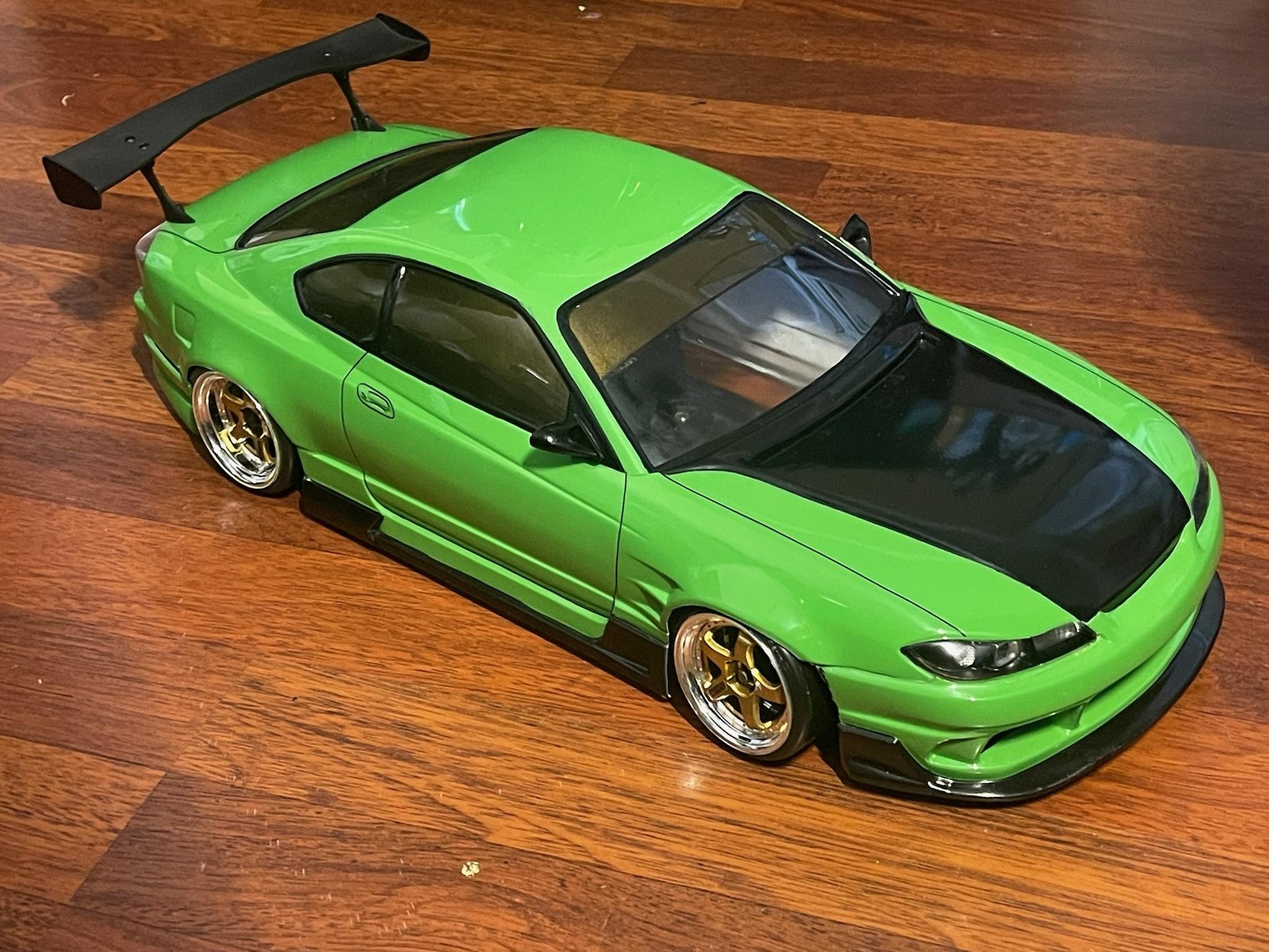 Pandora RC S15 コバルトグリーン Pandora S15 Rajin Thunder God RC drift car