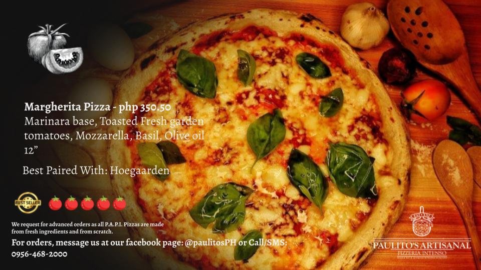 Paulito's Artisanal Pizzeria Intenso | Makati