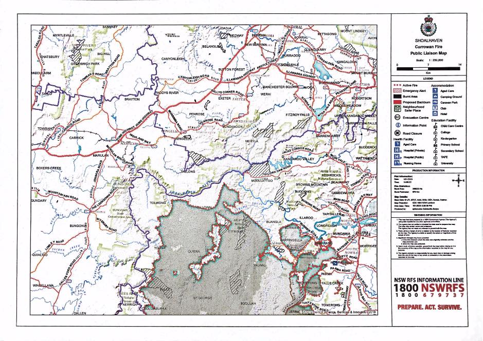 Angus Taylor MP - Here is the latest map of the Currowan... | Facebook