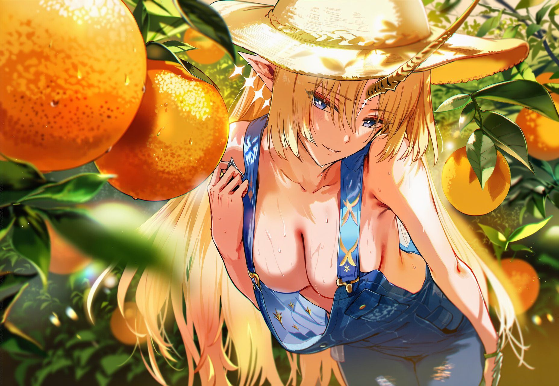 Sweeter than any orange here~