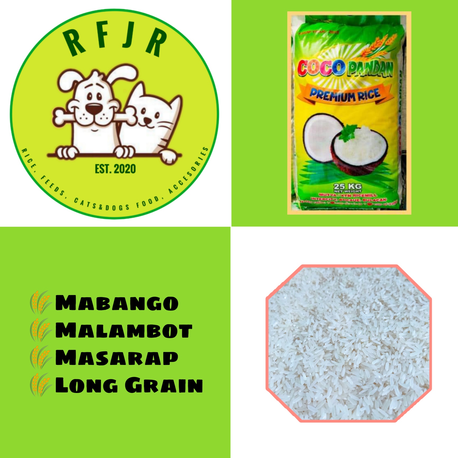 RFJR Rice & Feeds Wholesale & Retail - Rice, Pets And Poultry Supply ...