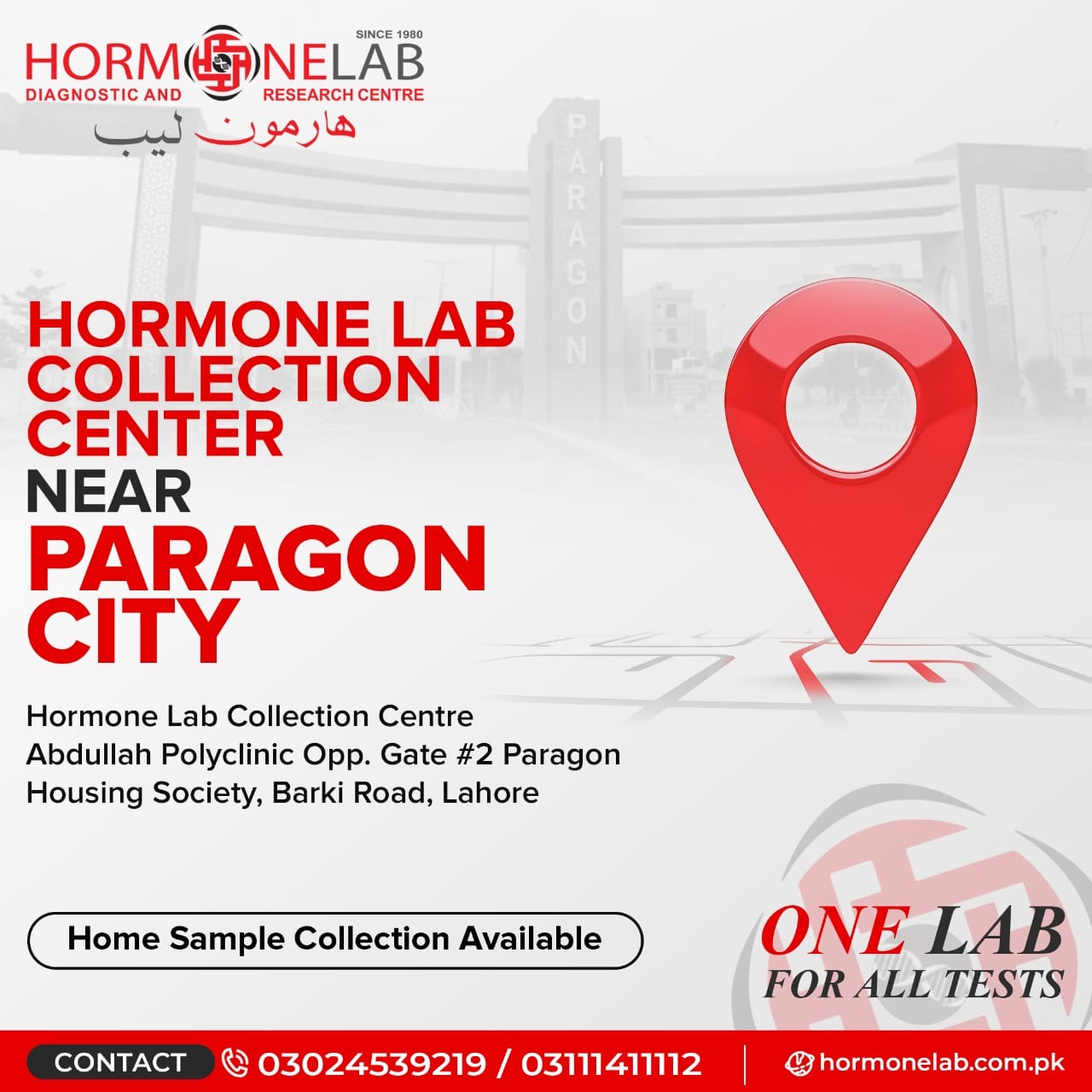 Hormone Lab - Announcing our new collection center near...