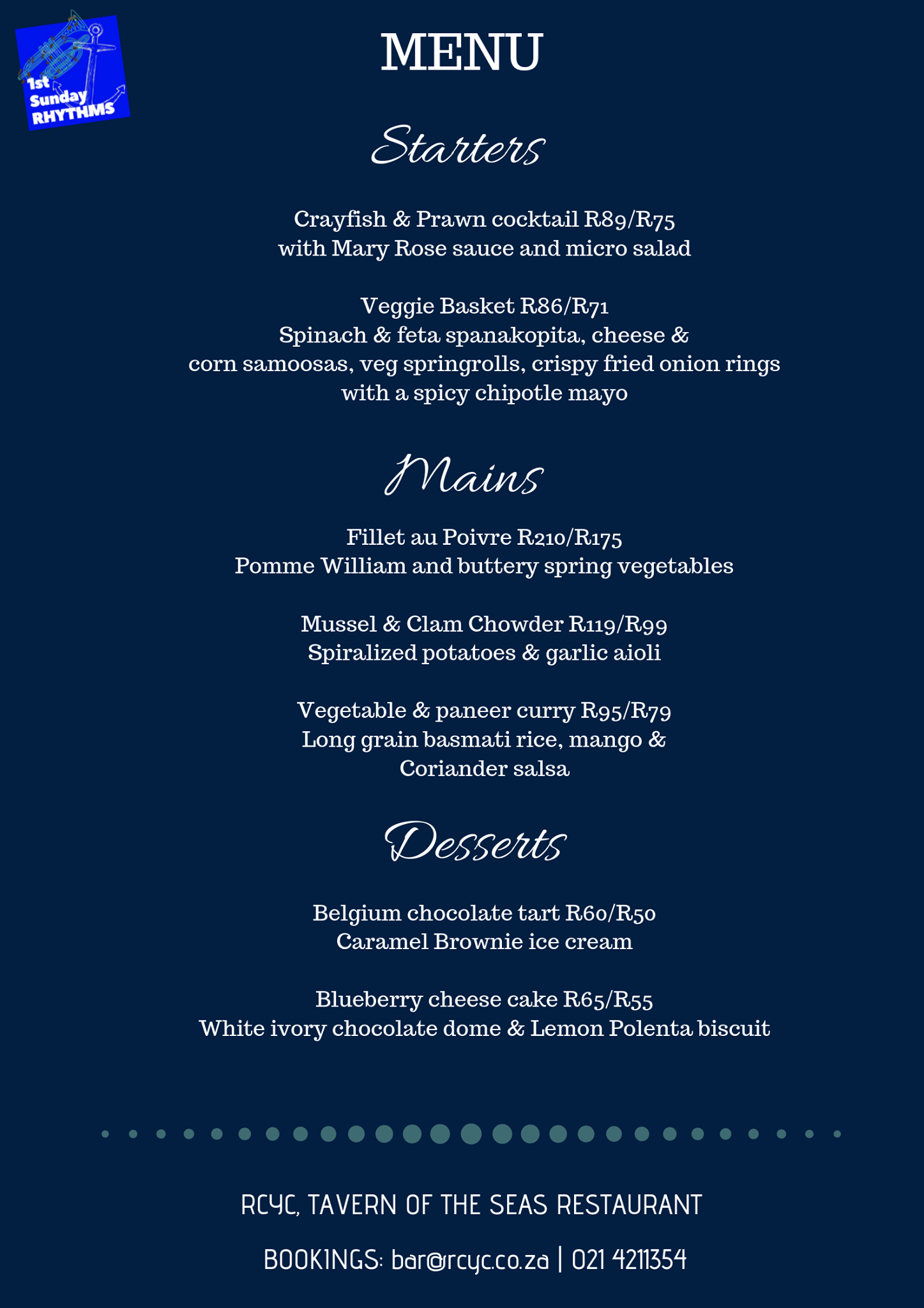 We welcome Stone Mountain Gang for... - Royal Cape Yacht Club | Facebook