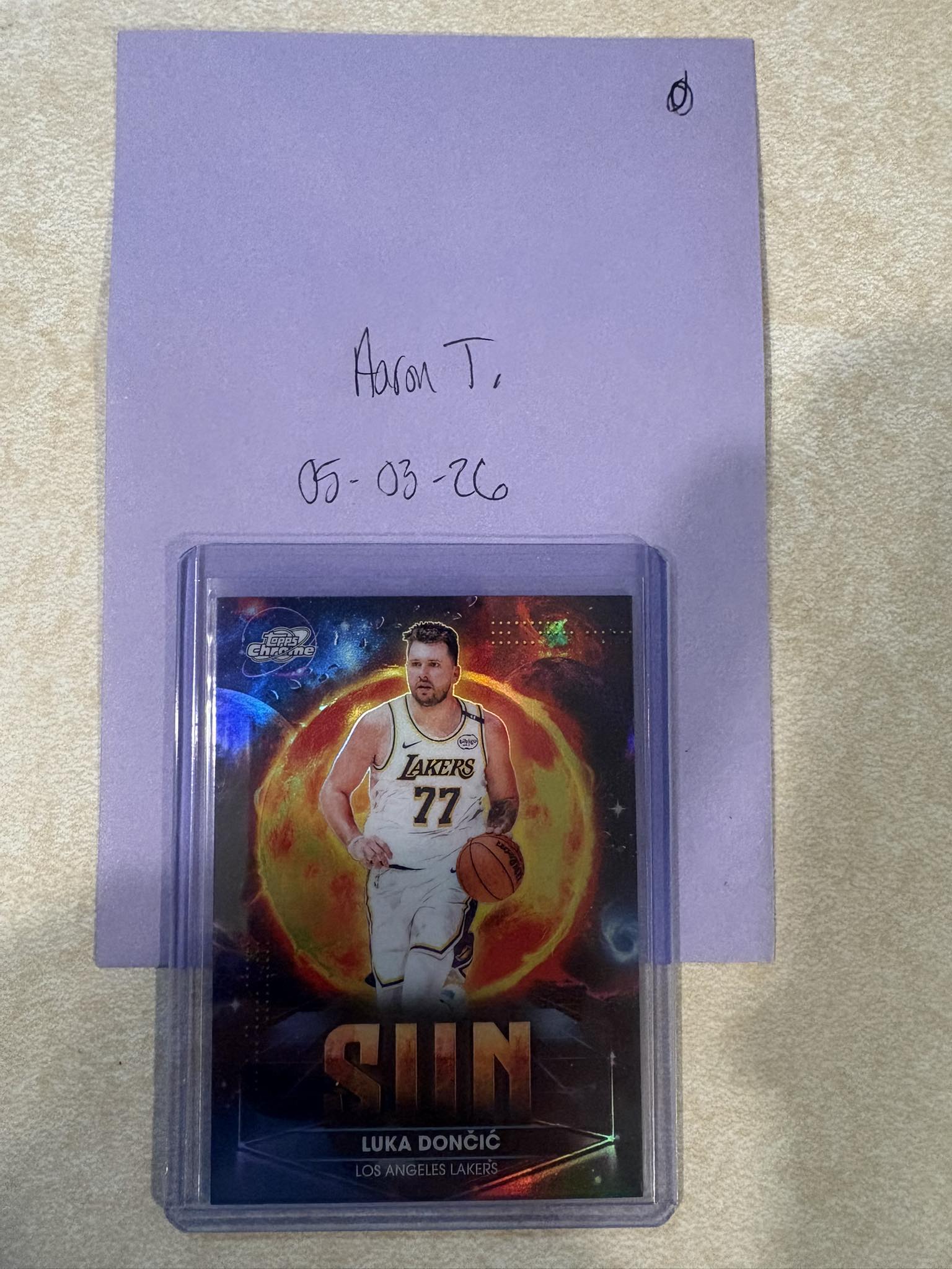 Luka Doncic Topps Cosmic Case Hit Sun- $450 OBO