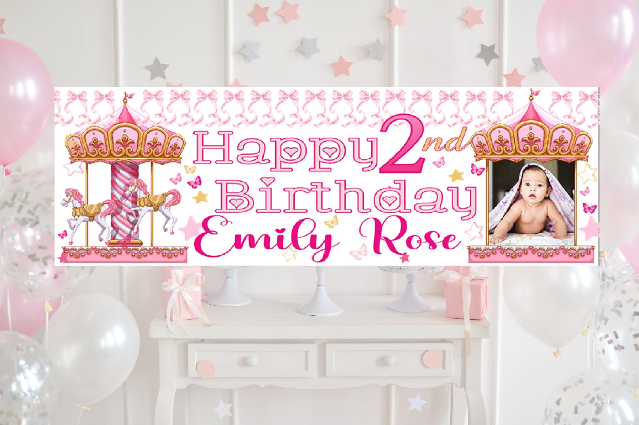 1 x 6FT Large Banner | Personalised 21st Birthday Banner | 21st Party