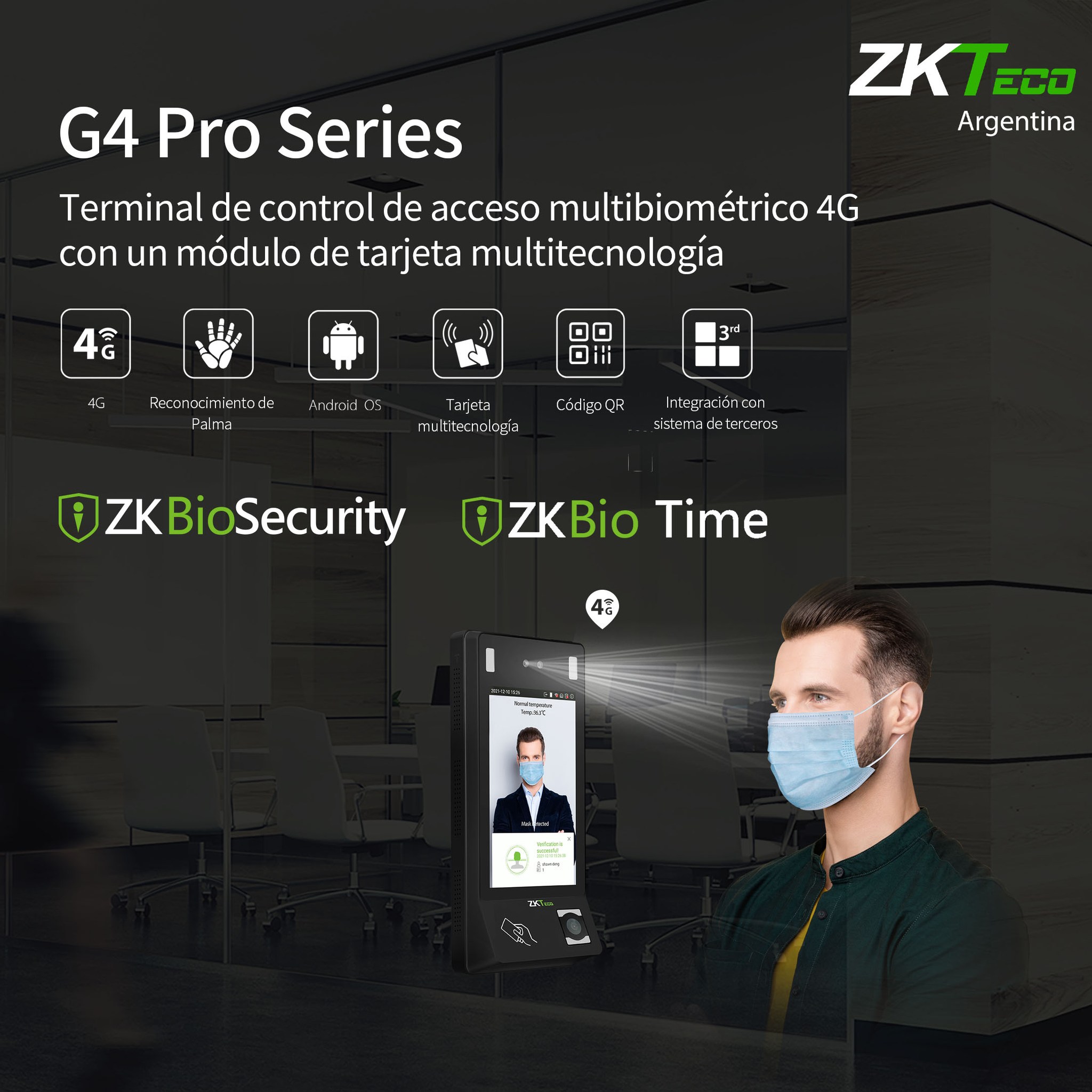 🔥El nuevo G4Pro esta equipado con... - ZKTeco Argentina